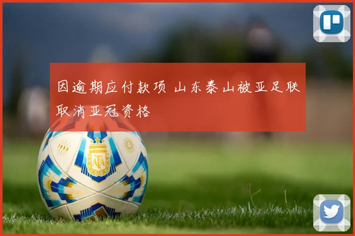 因逾期应付款项 山东泰山被亚足联取消亚冠资格