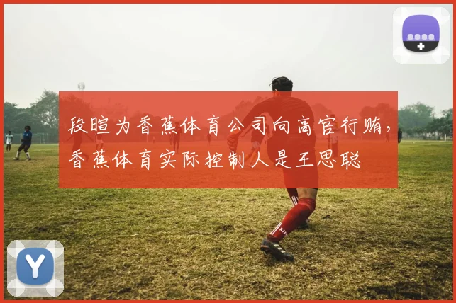 段暄为香蕉体育公司向高官行贿，香蕉体育实际控制人是王思聪